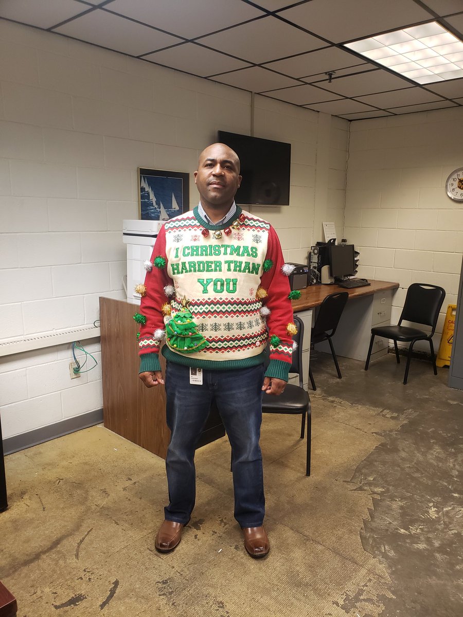 My turn....I make an ugly Christmas sweater look good.  Go HARD or go home....Merry Christmas  &amp; Thank you for a great PEAK SEASON.