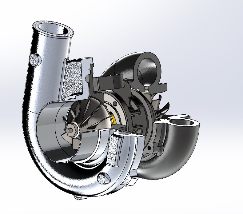 antonnnle's tweet image. Throwback to when me and two of my classmates #reverseengineered a turbocharger