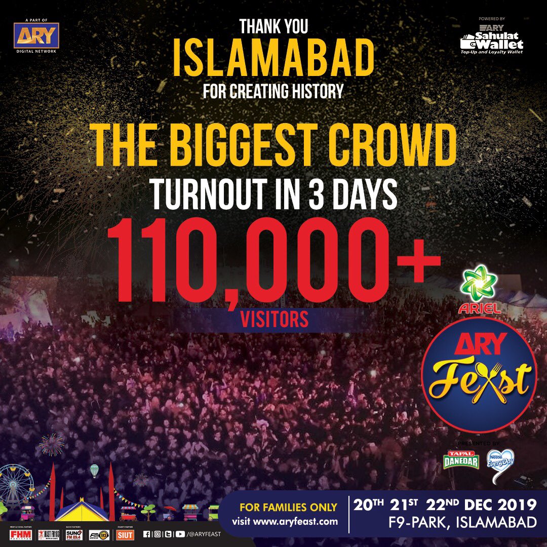 abrarkk's tweet photo. #ARYfeastIslamabad #amazingturnout #ary https://t.co/d40TnZMtAd