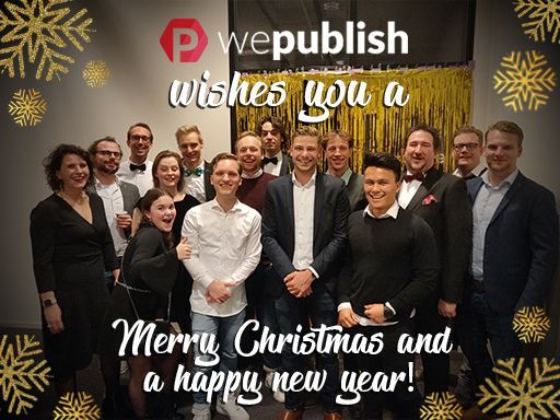 WePublish_'s tweet photo. WePublish wishes everyone a merry christmas and a great new year! https://t.co/LI9u5ojfrO