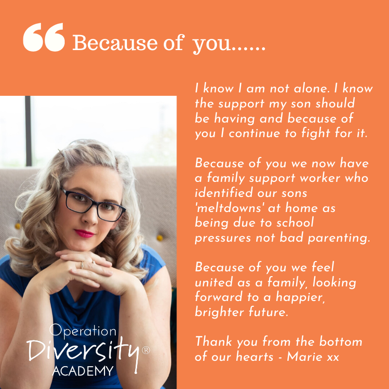 SarahChapman_OD's tweet photo. #TestimonialTuesday

Hearing that someone no longer feels alone. 
Hearing that someone now has the support they should have. 
Hearing that children's real needs are being recognised. 
Hearing that a family is happier and more united. 

That is why we do what we do! https://t.co/XcMvyje3oT