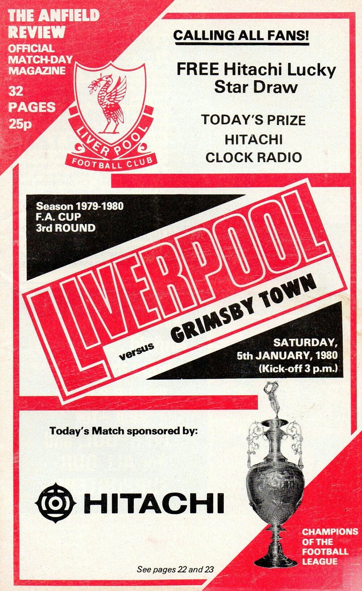 39 Year Ago
#LiverpoolFC #LFC #TheReds #Liverpool #GrimsbyTownFC #GTFC #TheMariners #GrimsbyTown