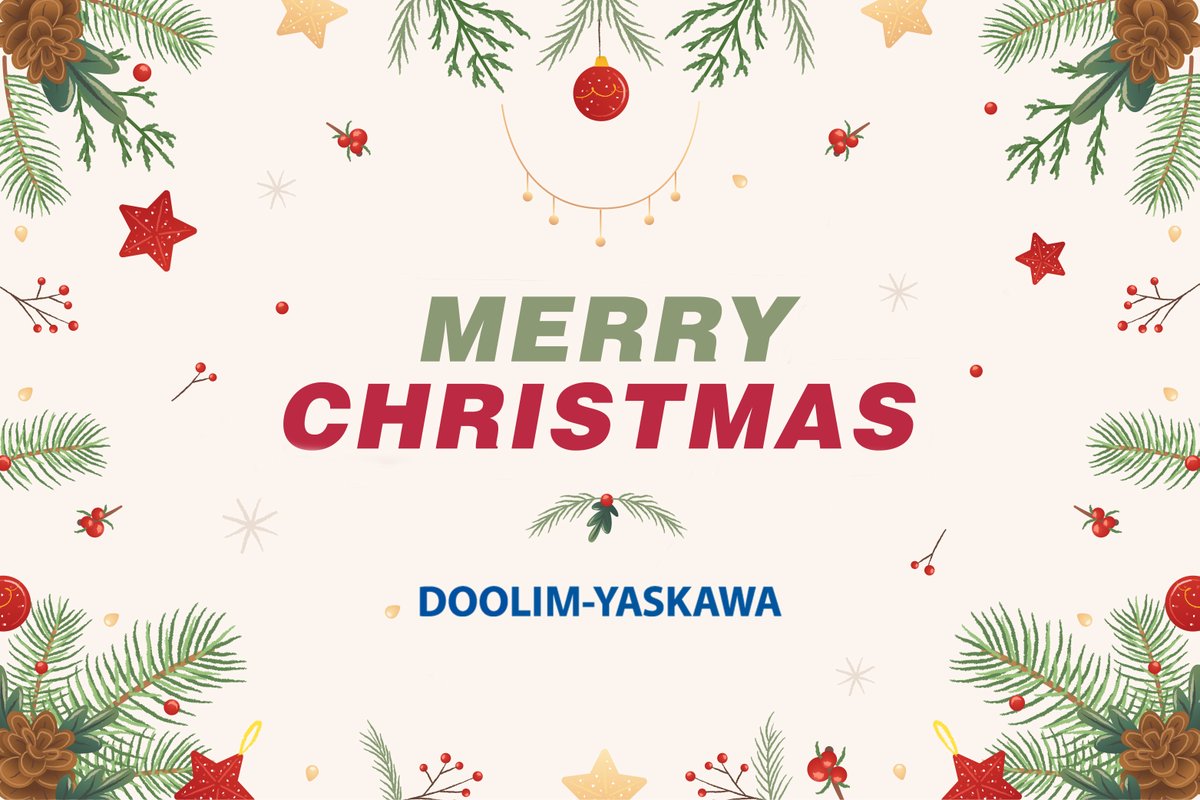 DOOLIM_YASKAWA's tweet photo. May the Christmas season fill your home with joy, your heart with love and your life with laughter. Merry christmas! 
#DOOLIMYASKAWA #MerryChristmas #크리스마스 #happy #joyful #Holiday https://t.co/0EUKAL9y9V
