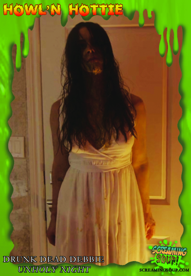 ScreamingSoup1's tweet photo. A #splosher's wet nightmare, #DrunkDeadDebbie's a cursed drinkin' game ghost who'll make ya rethink oatmeal for breakfast! See our other boo-tiful Howl'n Hottie picks @ https://t.co/1AgJA9rznh https://t.co/u5bTbdm18J
