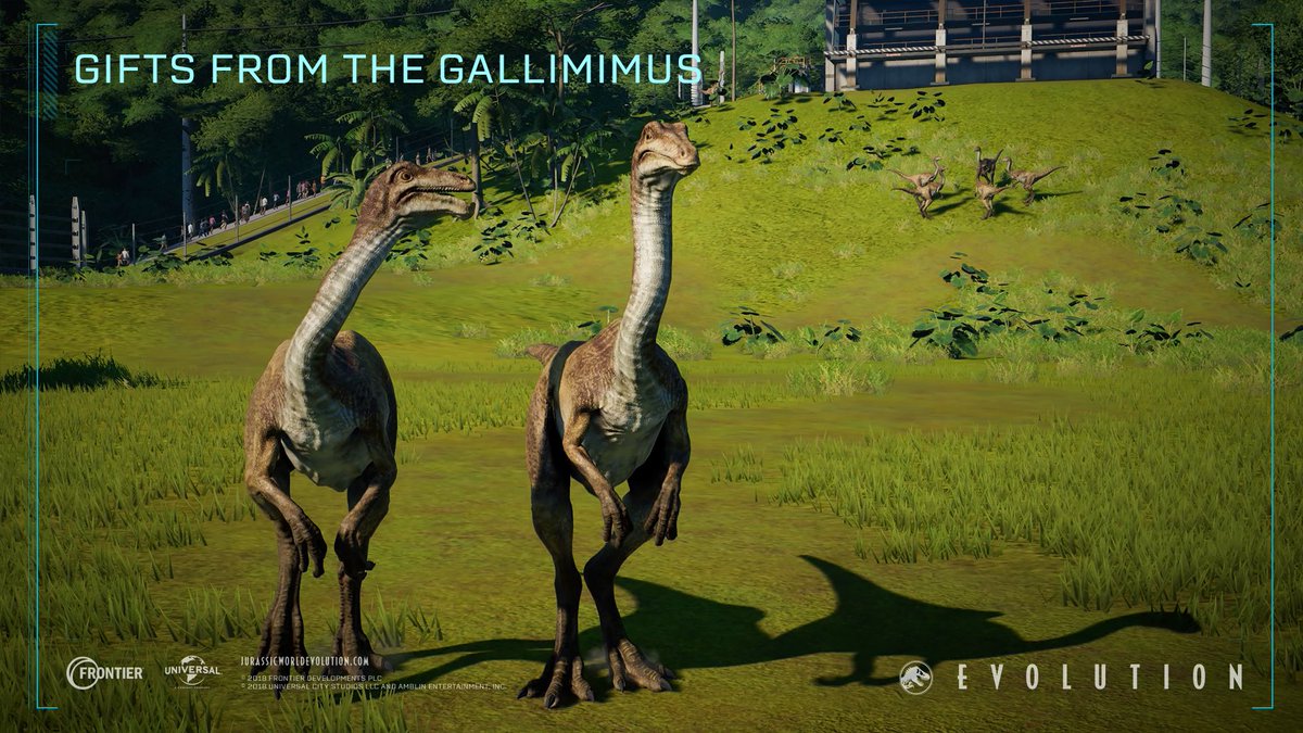 JW_Evolution's tweet photo. Gifts from the Gallimimus! 

We're giving you the chance to win a copy of Jurassic World Evolution: Return to Jurassic Park AND the base game! All you need to do is:

❤️ LIKE
+
💬 Comment your favourite dinosaur! https://t.co/AxiPq6hIZD