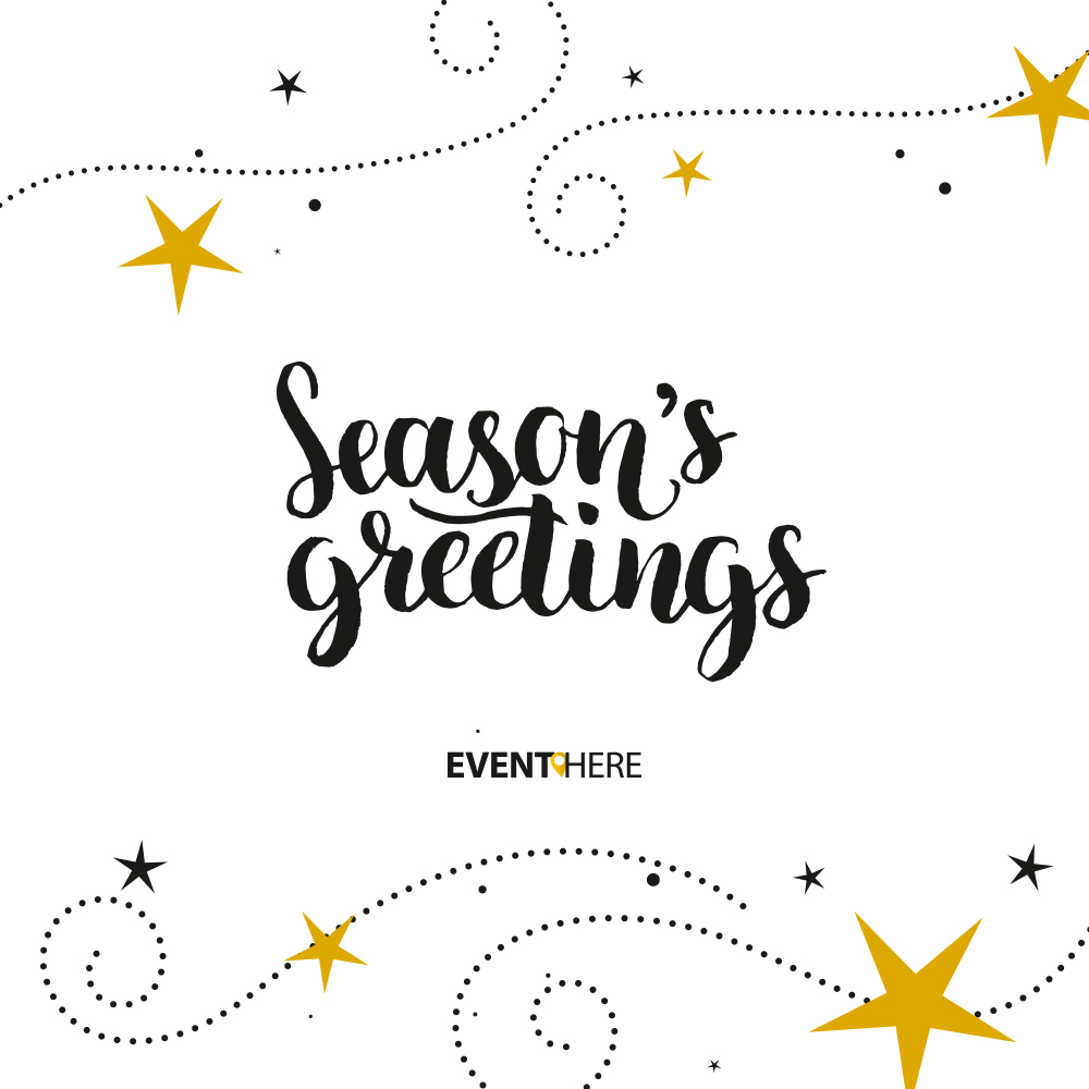 event_here's tweet image. Happy Holidays! May this festive season bring you joy, love and happiness🎄
#EventHere #HappyHolidays2019