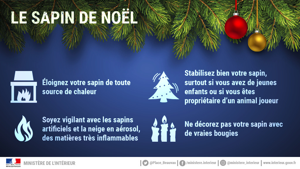 Interieur_Gouv's tweet photo. #MardiConseil Guirlandes lumineuses, #sapin... chaque année, les #décorations de #Noël sont à l'origine de nombreux accidents.
🤓 Soyez prudents en prêtant attention à leur installation et utilisation.
➕ d'infos 👉https://t.co/GIRWvIbz3o
Nos conseils pour votre 🎄 ⬇️ https://t.co/z2gFlAEFku