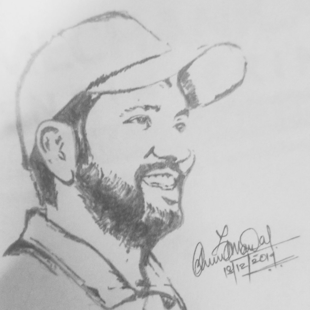 Rohit Sharma sketch - How to draw Rohit Sharma step by step very easy sketch  💙 - YouTube