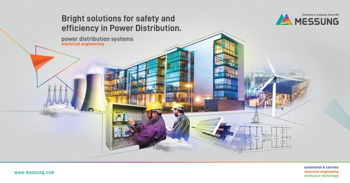 MessungSystems's tweet image. With world-class systems and components, Messung designs reliable, intelligent solutions for Power Distribution. 

#PowerDistributionSystems #PowerDistribution #SafePowerDistribution #EnergyManagement #PowerDistributionSolutions #Wohner #MessungPowerDistribution #MessungGroup