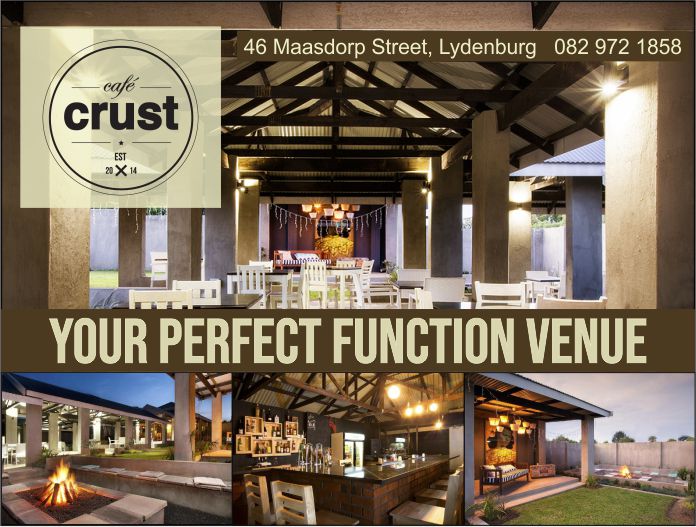 CafeCrust1's tweet photo. Looking for the perfect venue for your upcoming function?
https://t.co/r006SkSVDQ
#cafecrust #firepit #eventsvenue #events #outdoor #indoor #cafe #restaurant #bakery #pizzaspecial #cocktails #specials #pasta #foodie #goodfood #family #celebrations #celebrate #lydenburg https://t.co/jU6oYgIX3e