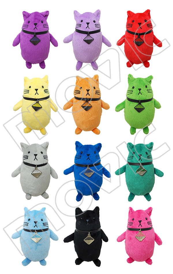 ツキノ芸能プロダクション』より「VAZZCAT ぬいぐるみキーホルダー」が