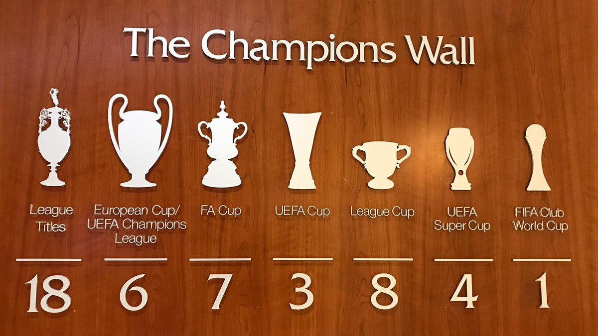 LFC_Arabic's tweet photo. صباح الخير يا ريدز.. ❤️

تم إضافة شيء مميز للغاية على حائط البطولات! 😎🔴 https://t.co/NxfB2esGAF