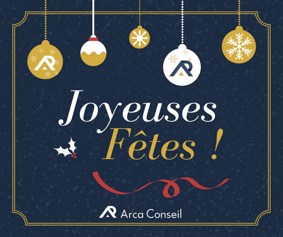 arca_conseil's tweet photo. Toute l'équipe d'Arca Conseil vous souhaite de très bonnes fêtes de fin d'année ! 🎉 https://t.co/lpK6qVrVmk