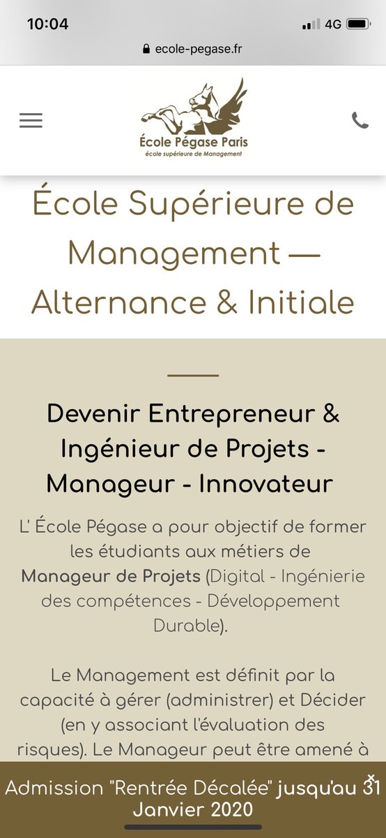 ecole_pegase's tweet photo. Prenez le temps de ces #vacances de fin d’année pour orienter (ou re-orienter) votre carrière professionnelle ! Nous proposons une rentrée décalée en #Fevrier2020 https://t.co/SWO8vTzwkv