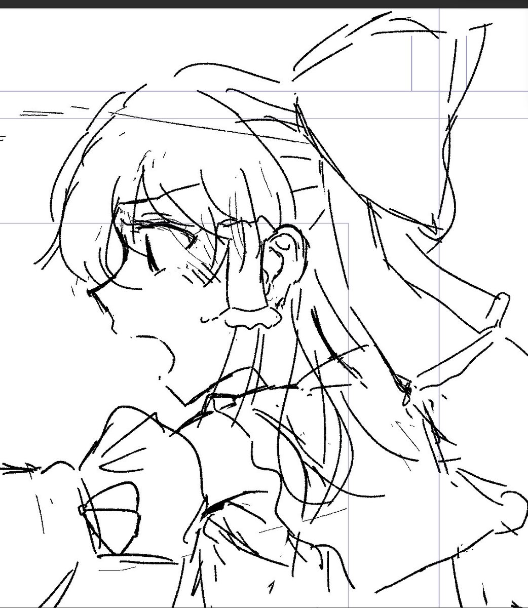 いい霊夢やんが描けそうなのでバイト! 
