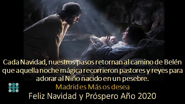 madridesmas_'s tweet photo. Es #Nochebuena, la noche más importante del año, en la que celebramos el nacimiento del Niño Jesús. 
Que la Paz y el Amor inunde vuestros hogares. 
#FelizNavidad #MadridEsMás https://t.co/whXS1zuFVg