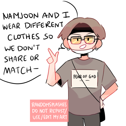 'we wear different clothes': namgi version

#btsfanart #BTS #SUGA #RM 