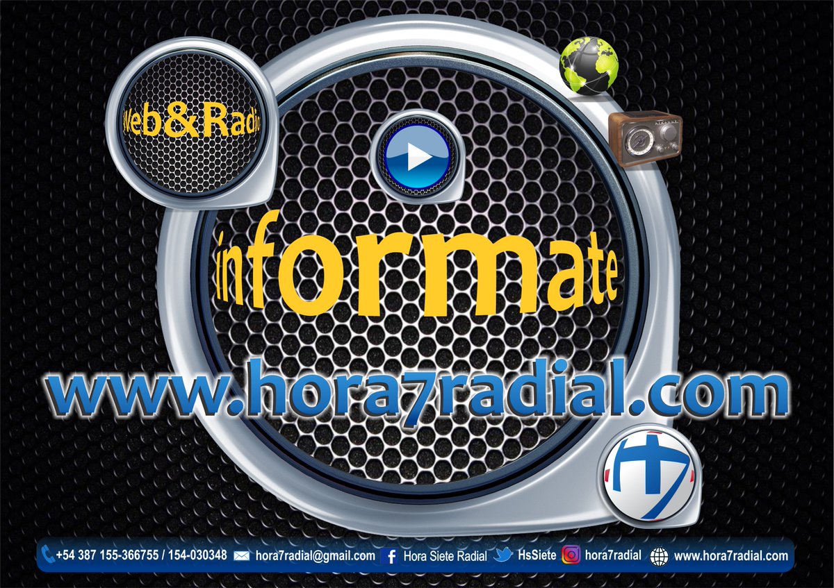 #Sintoniza #Escucha #Informate Todos Arriba comenzando <a href="/HsSiete/">Hora 7</a> x FM Noticias 88.1 de 6:30 a 8:30 hs c/los HNOS. VERÓN <a href="/HugoAntonioVero/">Hugo Antonio Veron</a> <a href="/jdveron/">javier veron</a> <a href="/GramajoFelix/">Felixon</a> <a href="/Abraham_DCampos/">Abraham Campos</a> .#Info #Noticias #Entrevistas #Desayunos #Opinión