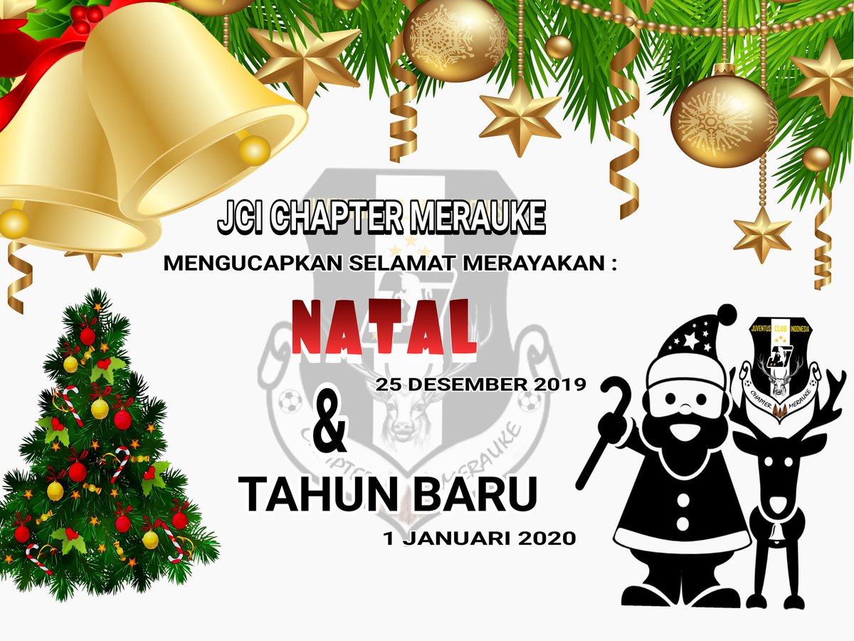 JCImerauke's tweet photo. Selamat merayakan Hari raya natal dan tahun baru 🎉🎉🎉🎉 https://t.co/ltGOKkiTi7