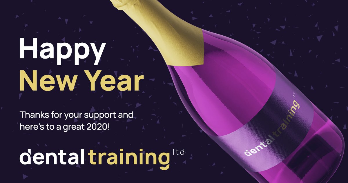 We'd like to say a big thank you to everyone for their support over the past 12 months. We couldn't have grown without our dental partners, practices &amp; of course, our loyal students.

We hope you have a great New Year &amp; we're looking forward to sharing more exciting news in 2020.