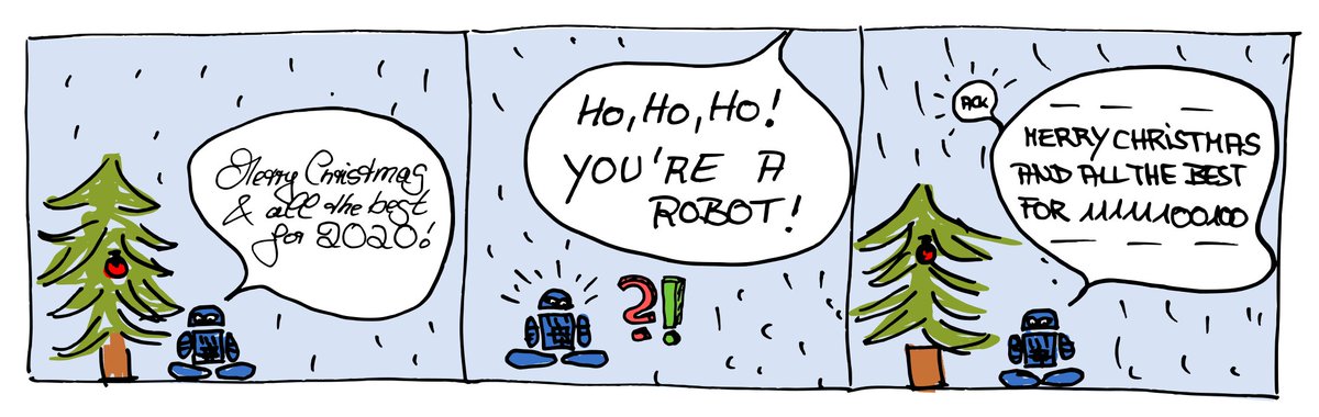 _BOB3_'s tweet photo. Weihnachtsgrüße für euch 😍 &amp; alles Gute für 2020 🤩
... euer Bob 🤖 https://t.co/31mSueDP1W