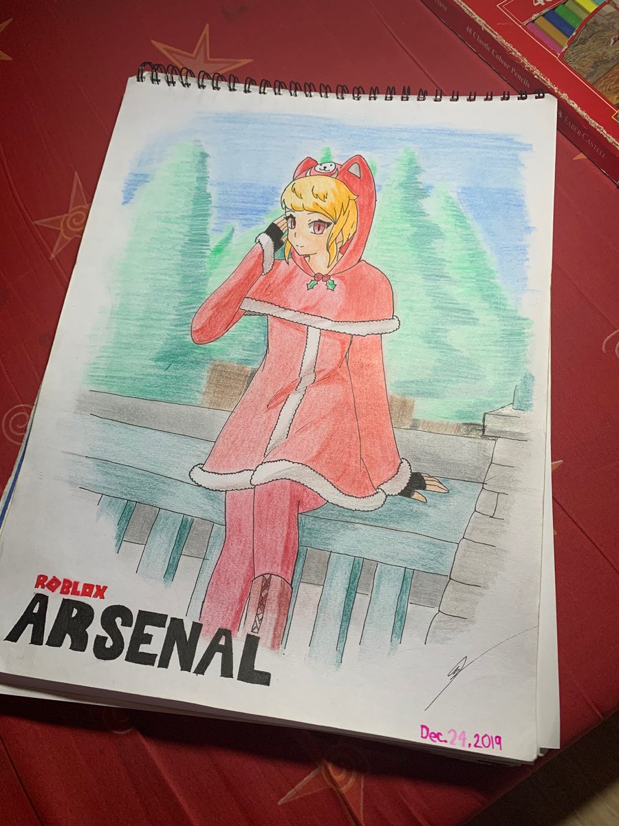 Robloxarsenalfanart Hashtag On Twitter - roblox red panda arsenal fan art