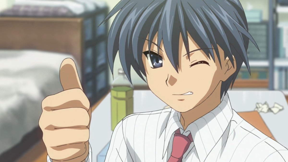 #Icones 090 - Protagoniste de Clannad, il est l'ami d'enfance de ...