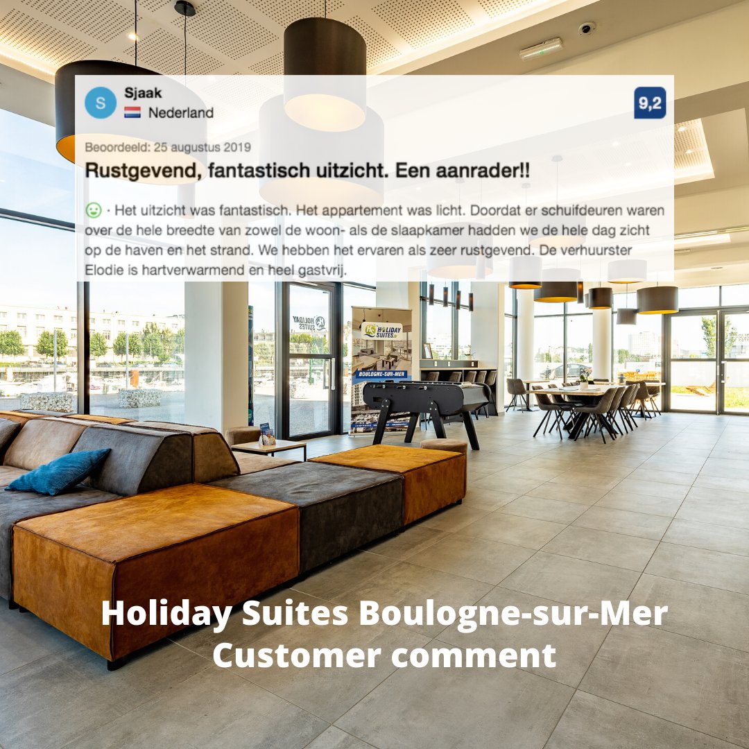 TwinPromotion's tweet photo. Great customer review of Boulogne sur Mer!
Elk appartement is voorzien van een ingerichte, open keuken, zitruimte, één of meerdere slaapkamers en fijn afgewerkte badkamer. Geniet op uw terras van een wijds uitzicht op de omgeving! 
Kriebelt het al om hier ook te verblijven? 😄 https://t.co/Swpf6J6nnF