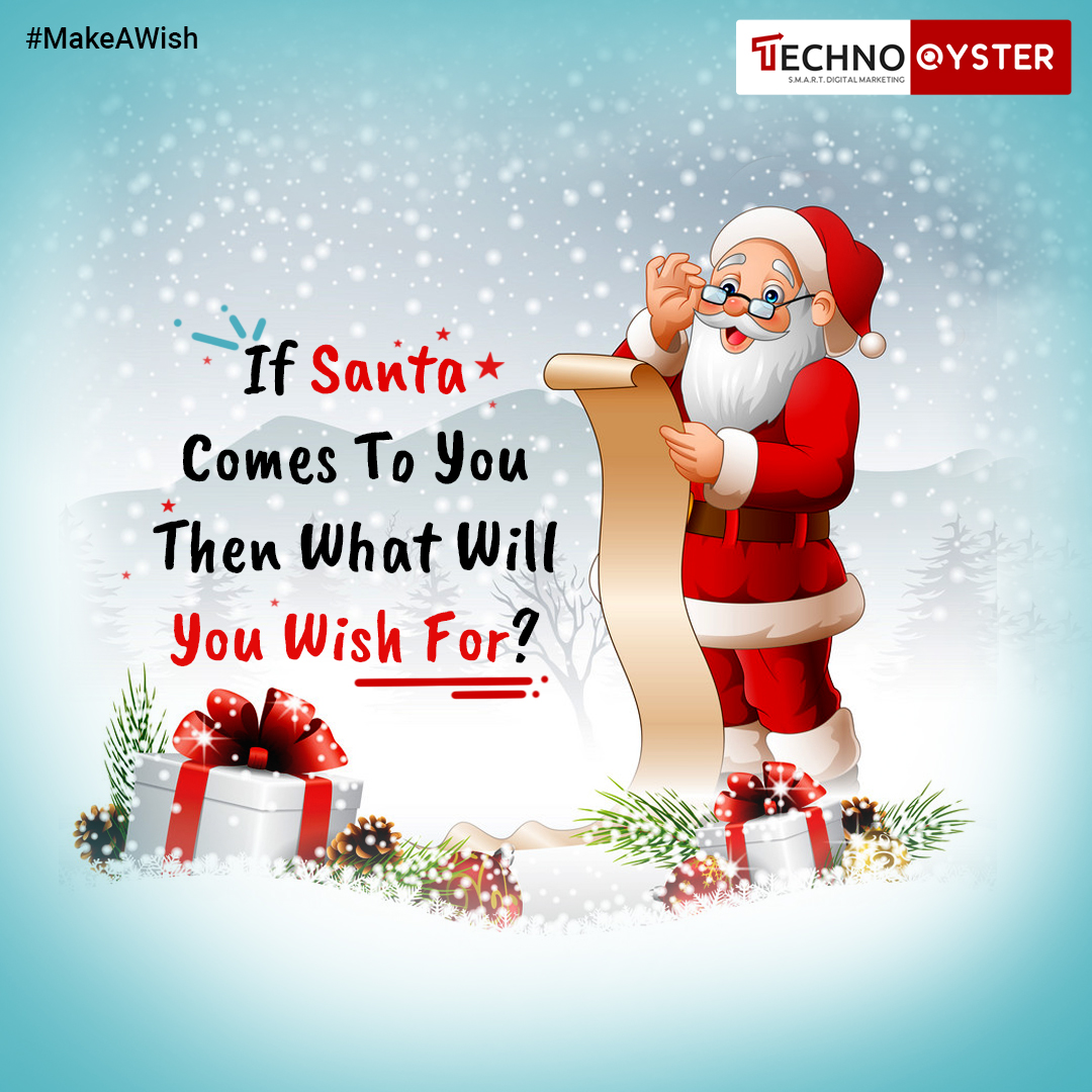 Technooyster's tweet photo. Reveal the wishes close to your heart...maybe they'll reach your Secret Santa...😊

#ChristmasWish #MerryChristmas #Christmas2019 #25thDecember #Happiness #Enjoy #Celebration #santaclaus #Gifts https://t.co/66dlRwBvN7