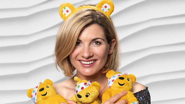 #JodieWhittaker looks great in 'Yellow,' wearing her Pudsey ears 💛 #GotItCovered