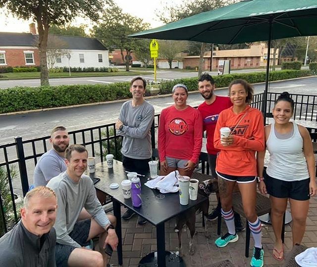 DizRuns's tweet photo. The pre-holiday Pack social run tradition continues!
Great to be back with my crew for an easy run and fun conversation over coffee after the run was finished.
#thepack #tradition #lakelandrunnersclub #runningfam #runnerselfie #runnerstyledr #runalways… https://t.co/YvyYhF06dP https://t.co/68zESVMk3n