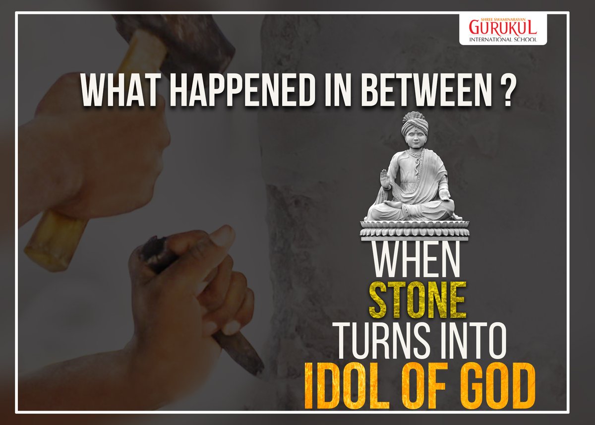 gurukul_org's tweet image. What Happened in Between ?
When Stone Turns in to IDOL OF GOD....

#PainandGain
#Brahmavidya #SeedtoTree #gurukul_org #Pain #Gain #SwaminarayanGurukul #TransformingLife #StonetoGod #LifeTransformation#motivation #quoteoftheday #like #life #quotestoliveby #inspiration