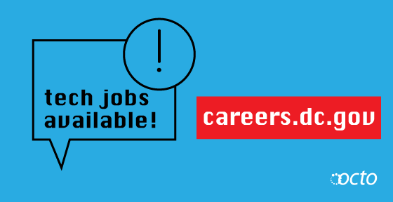 OCTODC's tweet photo. 🚨 Hey #DC, check out these new #DCTech job postings at https://t.co/gBgQcwrvyt! Apply today @dchrDC #TechTuesday 

➡ CIO @DBHRecoversDC | https://t.co/TZU4tepmnH
➡ CIO @OSSEDC | https://t.co/GxnZSRNq7m
➡ Supv. IT Specialist #DCNET| https://t.co/pdFvOvQrPs https://t.co/vCk0LjCnxM