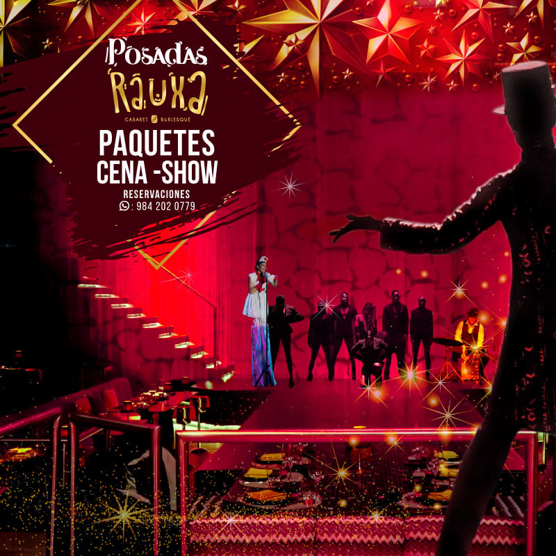 🎄 🎅 🔔 Disfruta con tu grupo de amigos o familia de una #posada ESPECTACULAR con #RaxuaShow 🔔🎅🎄

🎊 🎇 Conoce los paquetes de Posadas que tenemos para ustedes: bit.ly/2Y8i12O