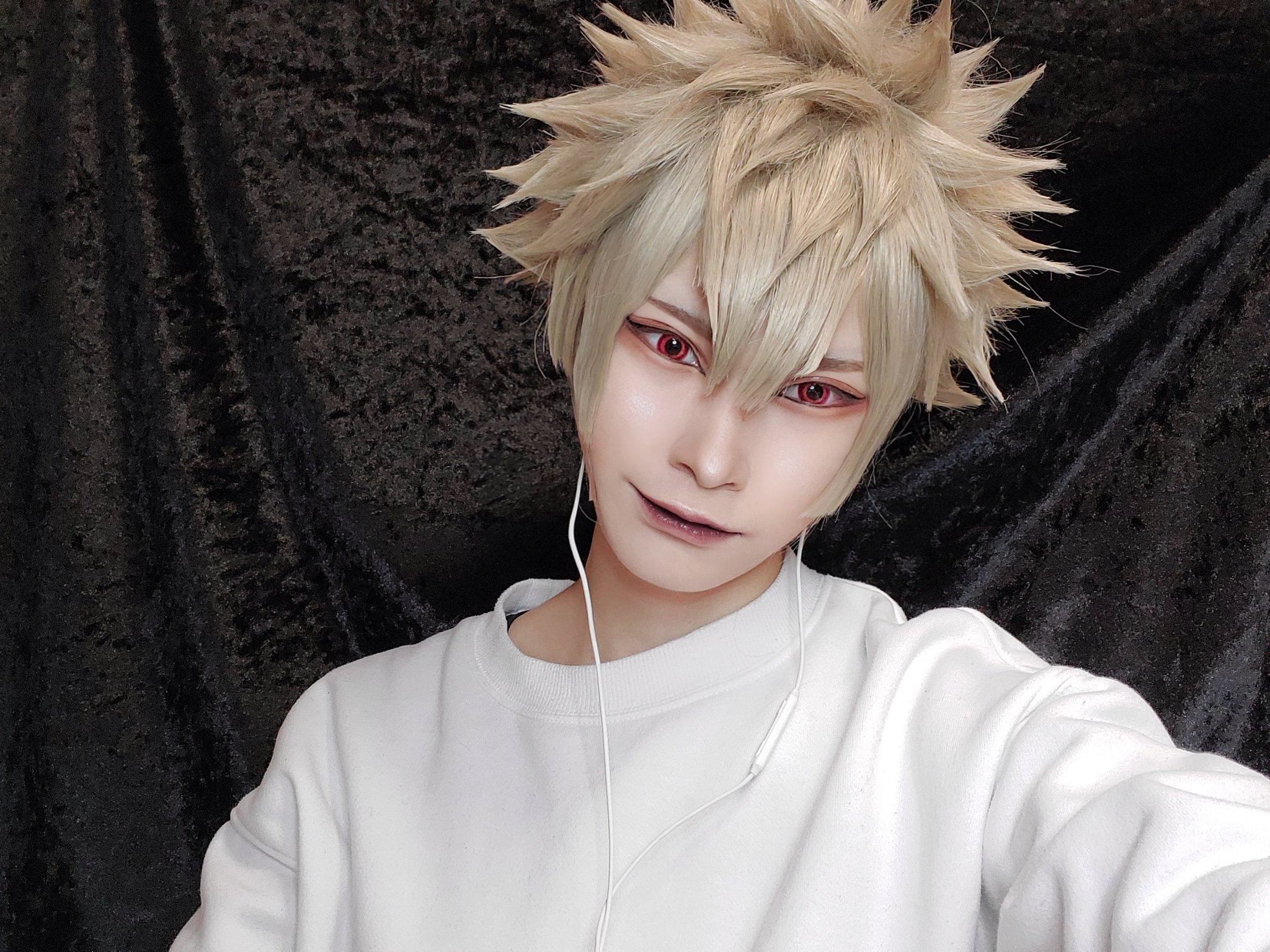 ヒロアカ 爆豪勝己 コスプレ ウィッグ（ヒロアカ 爆豪勝己 風