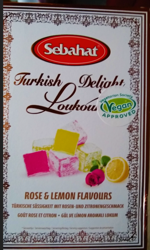 VeganOlive1's tweet photo. I wish I could remember where I got this awesome #Sebahat #Vegan Turkish Delight.... Its scrumptious yet not too sweet even though its nearly ALL sugar #PlantPowered #Veganfoodshare #Easy2bVegan https://t.co/SeJvoBy9ZM