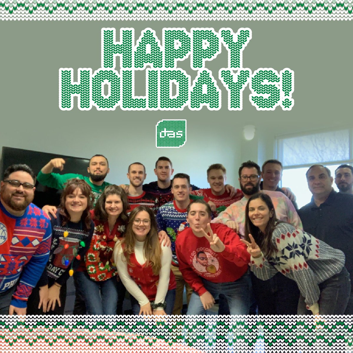 getdas's tweet image. Happy Holidays! We hope you stay safe, warm, eat well and get to relax this week!
.
#workwiththebest #getdas #happyholidays2019