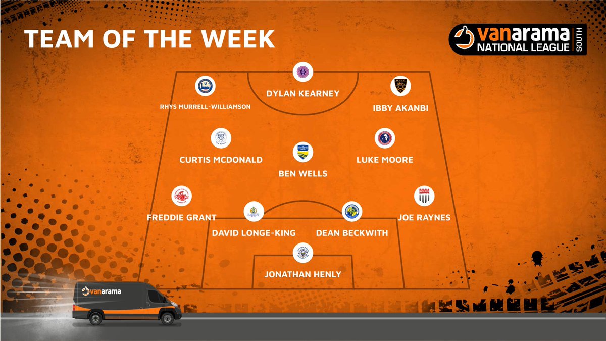 DulwichHamletFC's tweet image. TEAM OF THE WEEK:

Congratulations to our new man @dylan97kearney for making this week's @Vanarama NL South Team of the Week!

Kearney got a goal and an assist on his first League start against Hungerford 💪

#DHFC 💖💙