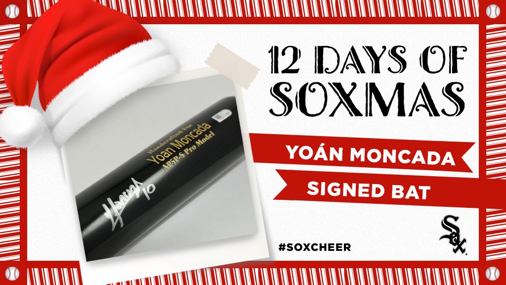 On the 11th day of Soxmas...

RETWEET for a chance to win an autographed <a href="/ymoncada19/">y</a> bat! #SoxCheer atmlb.com/2SqJEmT