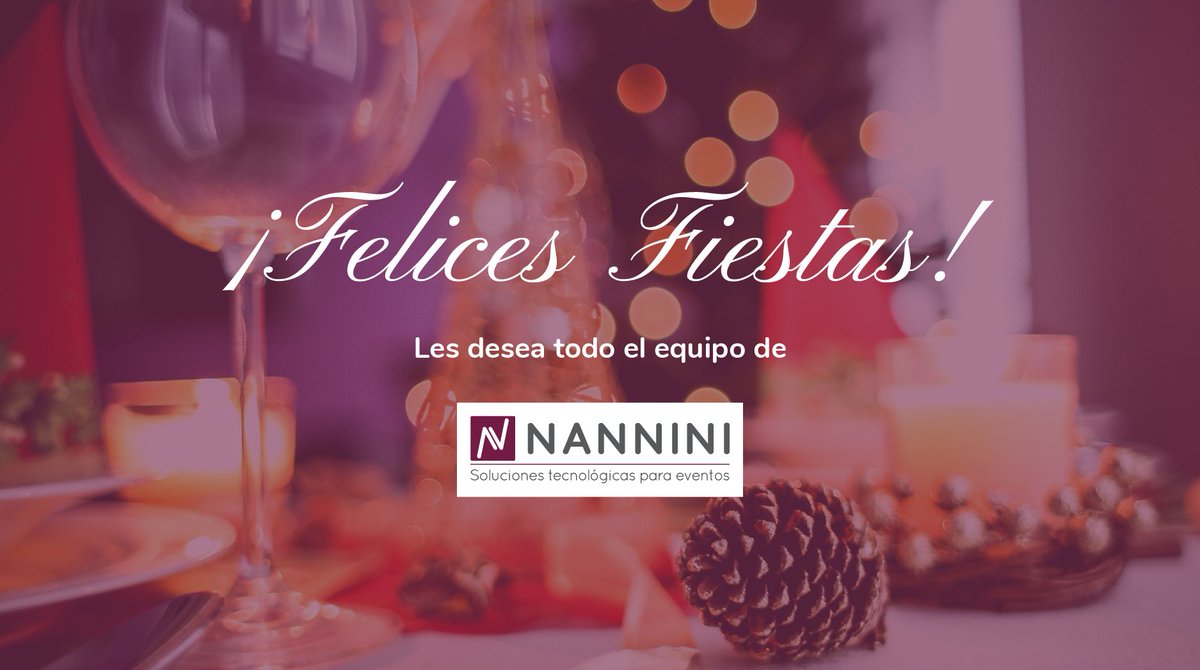 nanninitech's tweet photo. Todos los que formamos parte de NANNINI les deseamos que tengan unas ¡Felices Fiestas!🎄🥂
⠀
#felicesfiestas #feliznavidad #felizañonuevo #nanninitech https://t.co/FaET2cY9Im