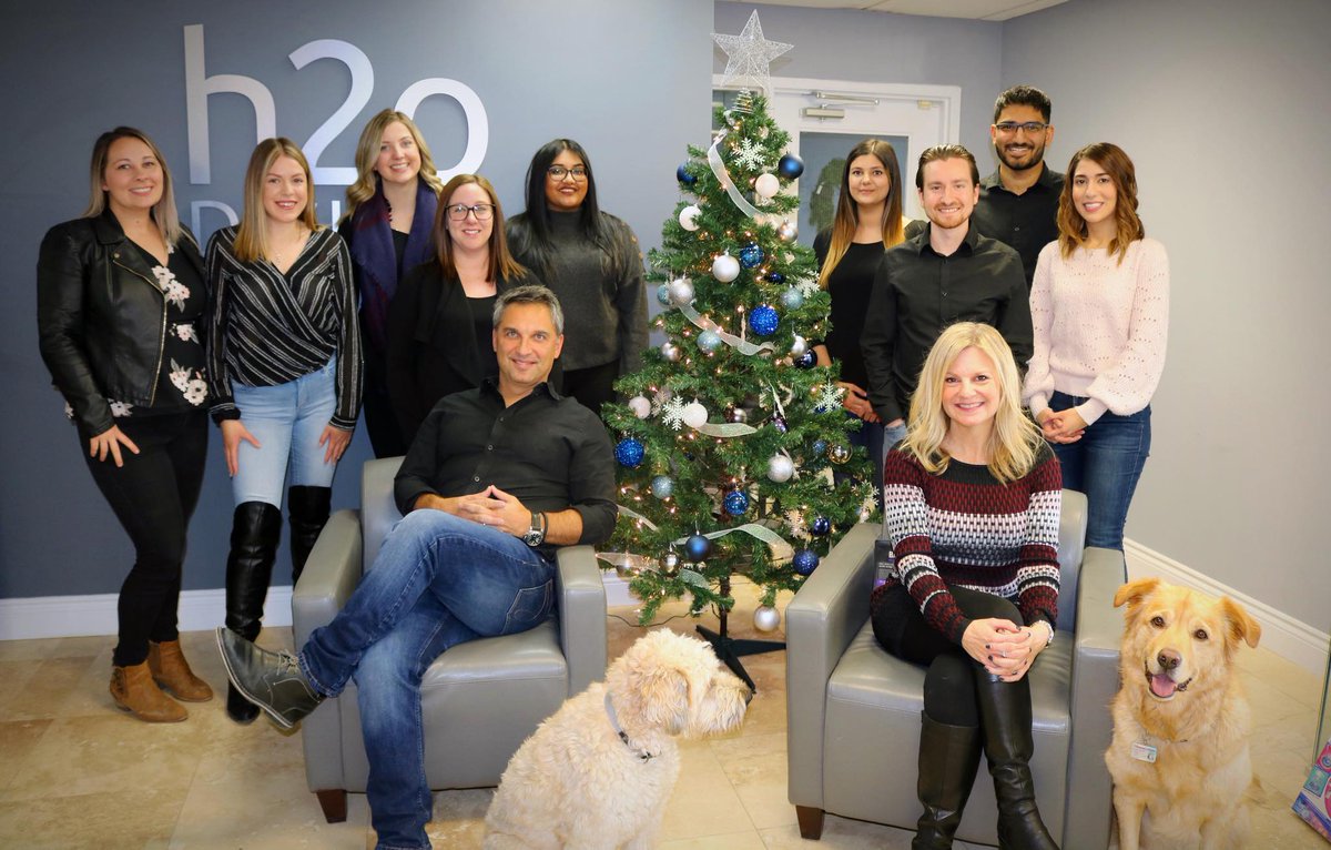 Happy Holidays from Team H2O! It was a big year of growth and we worked hard to get where we are today. Extremely proud of this team. #agencylife #happyholidays