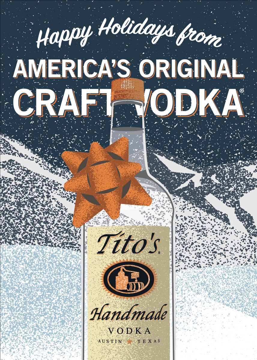 titosintl's tweet photo. Happy Holidays from Team Tito’s! https://t.co/KhTKbfusxs