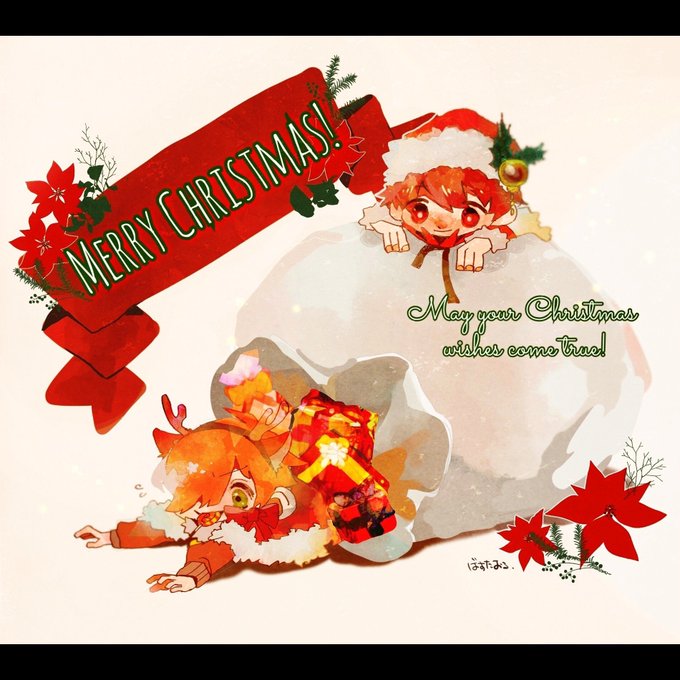 「animal ears santa hat」 illustration images(Oldest)