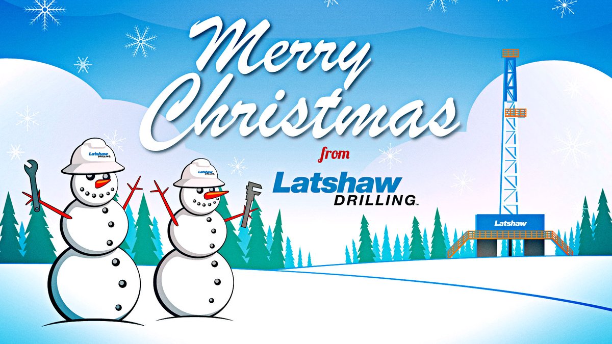 From all of us at Latshaw Drilling, we'd like to wish everyone a Merry Christmas and Happy Holidays!