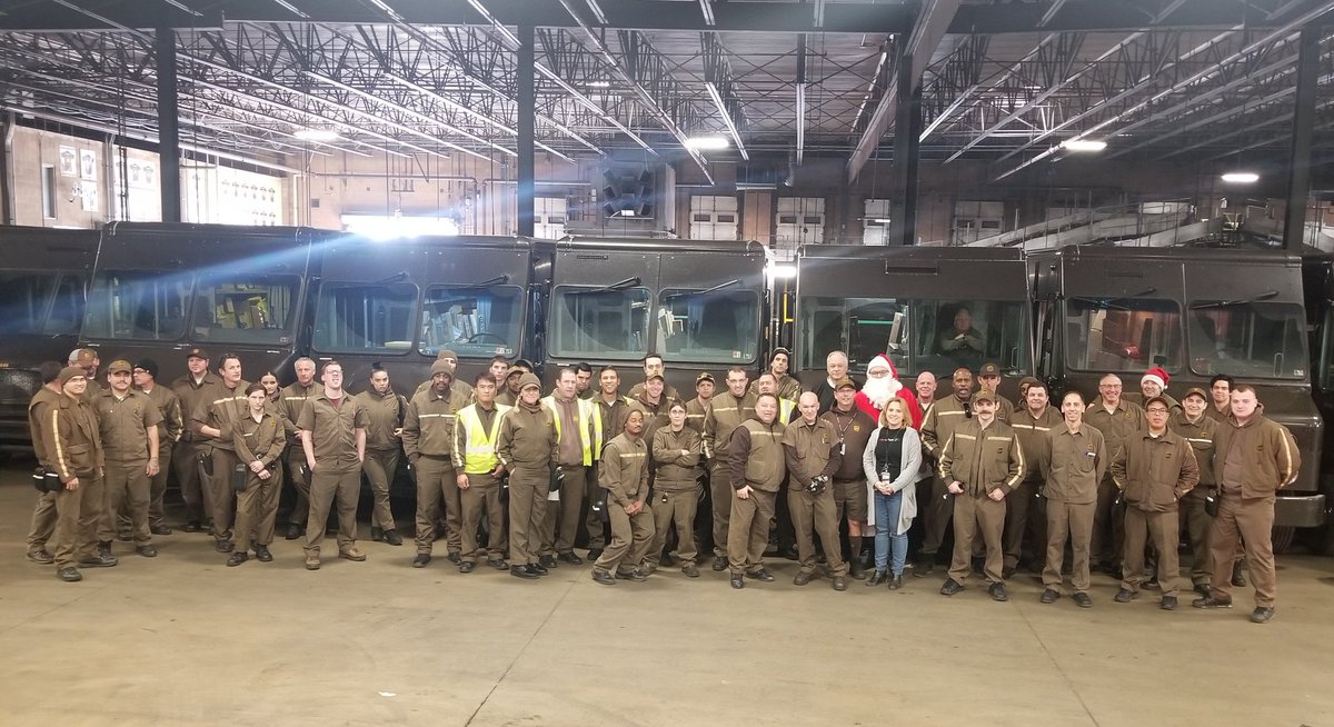 Merry Christmas from the Bensalem center! @ChesapeakUPSers