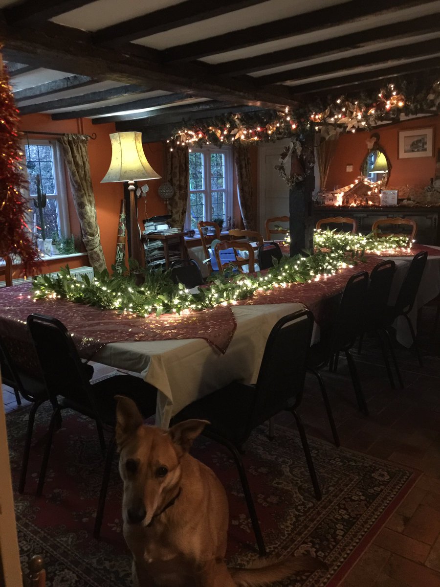 All set for 18 hungry mouths to feed. Have a magical and wonderful Christmas everyone. #HappyBirthdayJesus