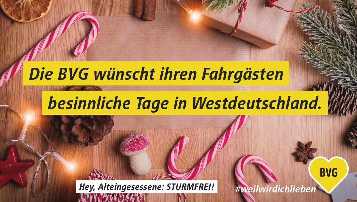 Kommt bald wieder! Wir spielen so lange festliche Sitzplatzwahl in der U2.