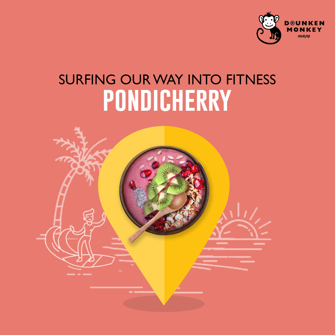dmnaturallyhigh's tweet photo. Surf your way into the new #fitness bar now at Pondy, offering a range of natural fruit smoothies to keep you "Naturally Fit & Naturally High". Monkey is now serving at #Pondicherry #TamilNadu
#drunkenmonkey #opennow #naturallyfit #naturallyhigh #smoothie https://t.co/RQxuergU4f