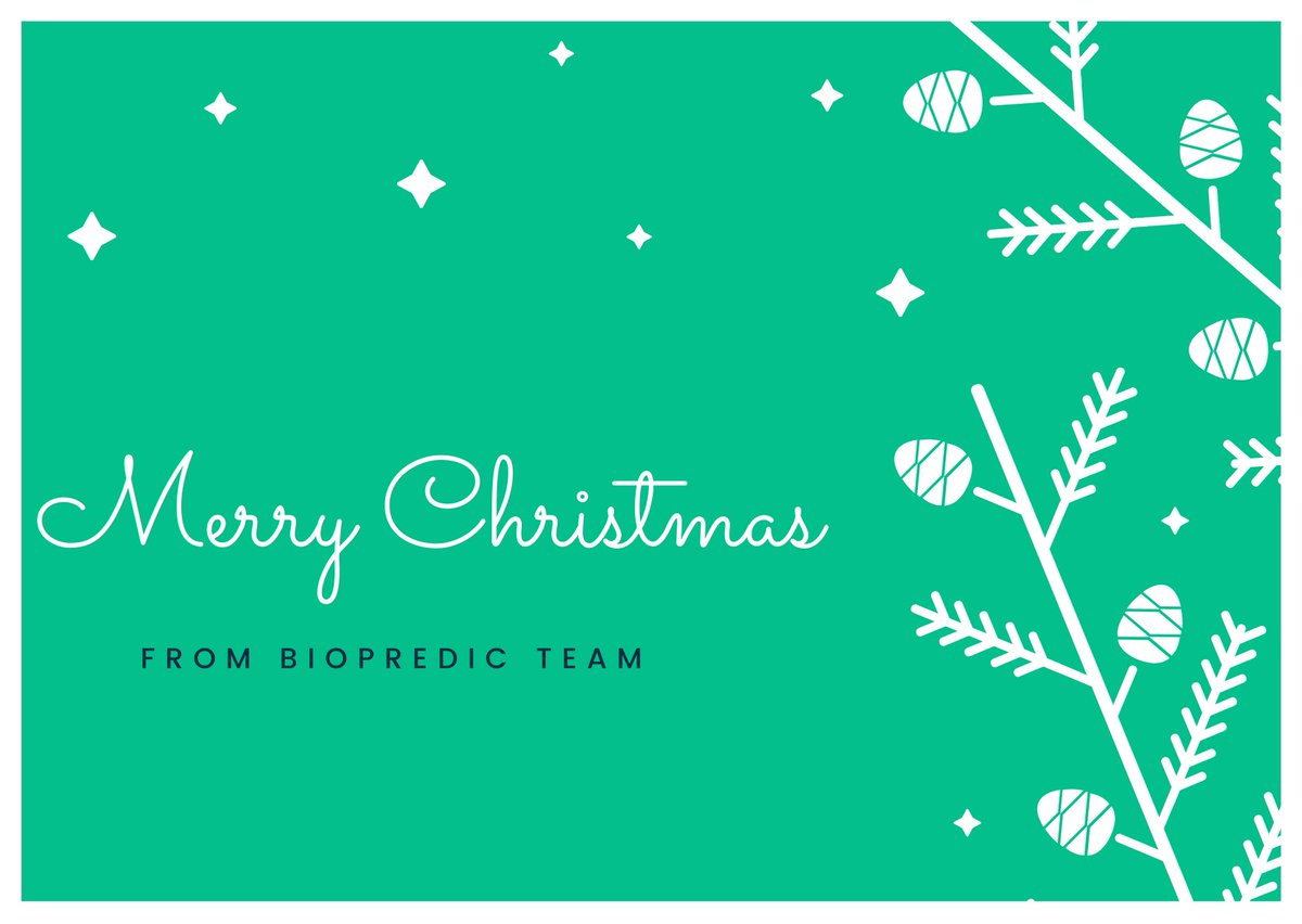 We wish you a wonderful Christmas !

#christmas #biopredic #biotech