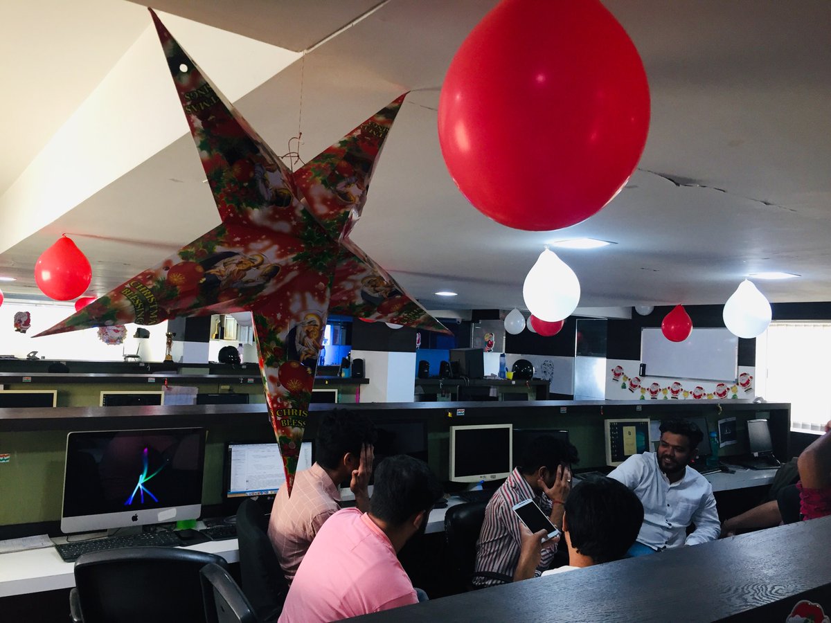 inheritx's tweet image. #Christmas #Celebration @ Inheritx Solutions.

#lifeatinheritx #gifts #fun #lunch #chritsmas